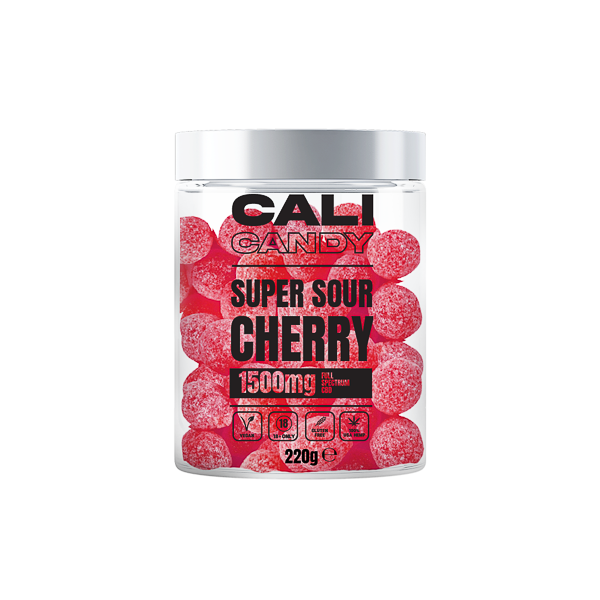 CALI CANDY MAX 1500mg Full Spectrum CBD Vegan Sweets  - 10 Flavours